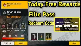 today redeem code free rewards in free fire tamil | free elite pass redeem code
