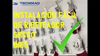 Instalación FÁCIL de RIBETEADOR (SESGO - BIES - FOLDER - ENVIVADOR) en  máquina recta industrial