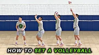 How To SET A Volleyball Fundamentals 2.0 | Hand Position, Stance, Footwork