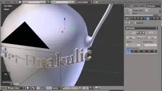 Blender 3D : How to project text on a surface