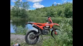KTM's at Clinton county camp