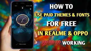 How to apply paid themes for free in realme & oppo devices in tamil