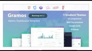 Gramos - Responsive Admin Dashboard Template | Themeforest Templates