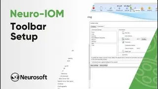Toolbar Setup | Neuro-IOM software
