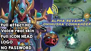 Script Alpha skin Epic Onimusha Commander Revamp Full Effect HD No Password