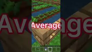 Noob vs average vs pro farms #shorts #minecraft