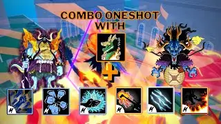 Combo One Shot With Dragon And All Melee | Blox Fruits update 17. 3