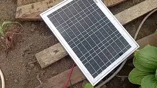 Fakta Surya Panel 10 WP Langsung pakai pompa bekas Aqua Galon 5 Volt