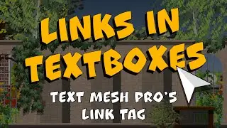 How to open a URL or link from a text box with Unity TextMeshPro 💛