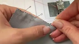 Как сделать шов рельефный настрочной с кантом
