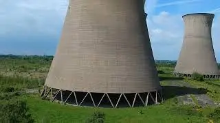 #Over Cooling Towers By Drone