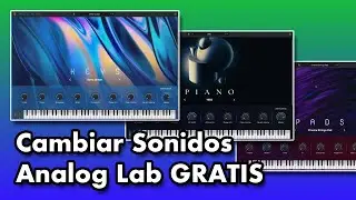 Cambio de Sonidos en Vivo con AnalogLab de Arturia
