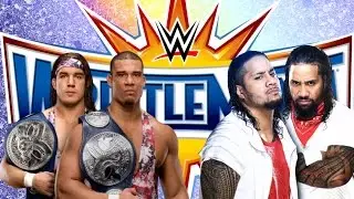 WWE 2K17 The Usos vs American Alpha for Smackdown Live Tag Team championships at WrestleMania 33!!