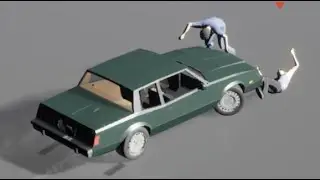 Unreal Engine 4 Hit by Vehicle Ragdoll Test