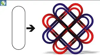 best 3d heart circle design in corel || Simple and easy to learn || #coreldraw #logo #coreldesign