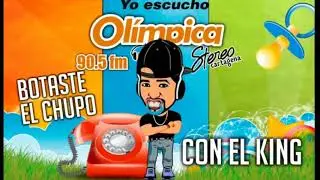 EL TAPA BAÑO  - BOTANDO EL CHUPO CON EL KING   OLIMPICA STEREO! BROMA TELEFONICA