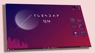 Make your windows 10 look cool and aesthetic | Windows 10 customization with rainmeter