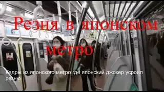 Резня в японском метро. Японский джокер порезал ножом 15 человек в метро