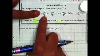 PreCalc 12.5 Binomial Theorem 720p