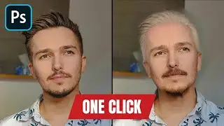 Make Yourself Old/Young in One Click -  Neural Filters in Photoshop 2021 (New Feature)