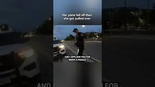 This cop caught her speeding with a kawasaki 636 (Via: 