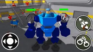 Testing the Mech Suit in Barry's Run (Roblox)