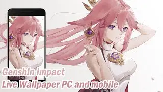 Genshin Impact - Yae Miko [ Live Wallpaper Engine ] PC💻 + Mobile📱 || Animation