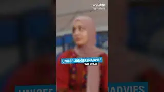 Madina vertelt hoe het tijdens de oorlog in Afghanistan was🙌🏽 #shorts #UNICEFjong