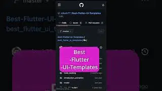 Best Flutter GitHub Repos for Beginners - PART 1