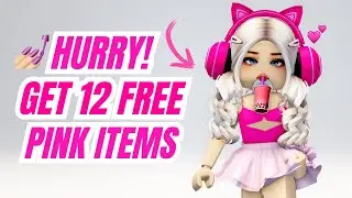 GET 12+ FREE PINK ITEMS & HAIRS 🤩🥰 (ROBLOX)
