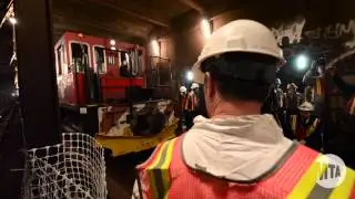 MTA Video Release: Crews Work to Restore Service After Derailment on the F Line in Queens