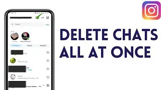 How To Delete Instagram Chats All At Once | Remove All Chats Messages From Instagram