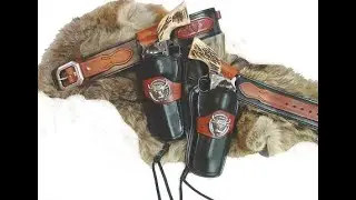 Ted Blocker Holsters:  BUFALLO HUNTER COMPETITION WESTERN RIG