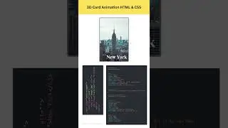 3D Hover Effect using HTML and CSS 