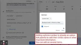 Google Calendar Schedule Feature