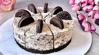 No-Bake Oreo Cheesecake without oven and without gelatine! Easy and Yummy!
