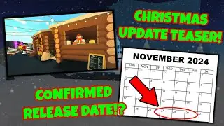 Bloxburg Christmas update teaser and confirmed release date!?