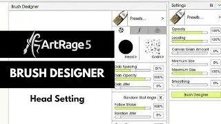 ArtRage 5 - Brush Designer Head Settings