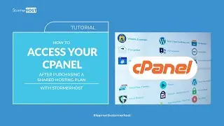 How to Access your cPanel after Purchasing a Shared Hosting Plan from StormerHost