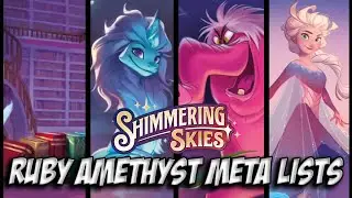 🔴🟣 3 RUBY AMETHYST DECK PROFILES FOR SET 5's META - BEST COMPETITIVE LISTS IN DISNEY LORCANA