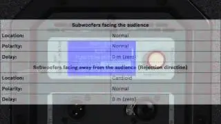 Electro Voice ETX Powered Loudspeaker   Subwoofer Cardioid Setup   Tutorial