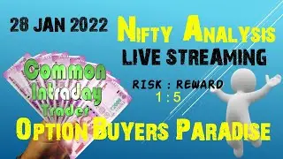 Nifty Live 28/Jan/2022 - Option Buyer Opportunities