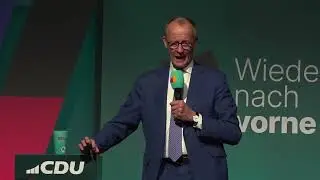 Komplette Rede Friedrich Merz am 30.01.2025 in Dresden im Bundestagswahlkampf 2025