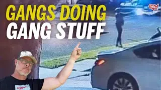Drive-by shooting with full auto Glock caught on camera