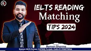 IELTS Reading Matching Headings with Raman!