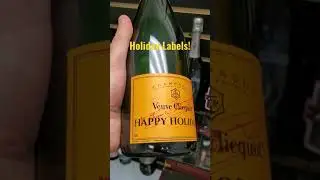 Customized Authentic Embossed Labels for Veuve Cliquot Champagne