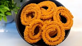 Instant Chakli | Crispy Rice Flour Murukku Recipe | Diwali Snacks Recipes | One Month Storable Snack