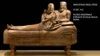 ARTE ETRUSCA - SARCOFAGO DEGLI SPOSI