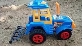 Mini tractor farming || mud field loads mahindra tractor || Rk toy ||