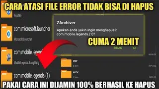 HOW TO DELETE FILES THAT CAN'T BE DELETED ON THE LATEST ANDROID PHONES 2023 | 100% GUARANTEED SUC...